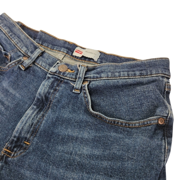 Wrangler Classic Blue Denim Jeans Mens Relaxed Fit 32x32 - Picture 9 of 13